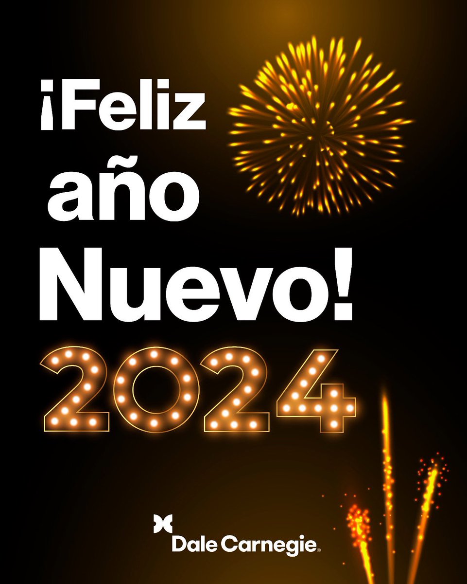 Dale Carnegie México te desea un muy ¡Feliz Año Nuevo!

Gracias por estar un año más con nosotros y formar parte de nuestra comunidad. 

Tomemos este nuevo año como una nueva oportunidad y trabajemos en nosotros para lograr cumplir nuestros objetivos.