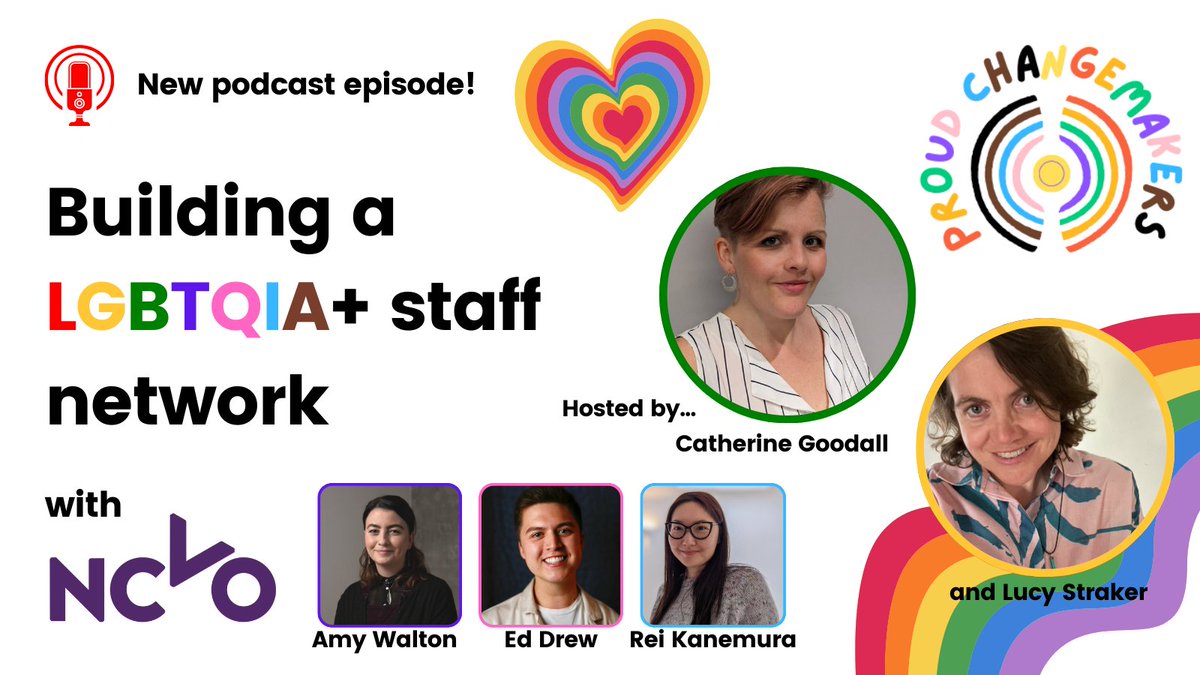 proud_change's tweet image. Our 1st podcast episode is here! 🤩

Join us as we talk to Amy, Ed and Rei - the architects of @NCVO's Rainbow Network.

We discuss the challenges faced, advice on setting up a LGBTQIA+ network and how to expand the support to small charities.

Find us at linktr.ee/proudchangemak…