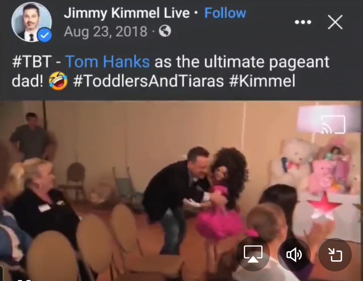 LizCrokin's tweet image. Hey Jimmy — 

Why did you have Tom Hanks do a skit on your show sexualizing little girls where he called a child a “sexy baby” and you had her sing “Talk Dirty To Me”. Do you think it’s cool or funny to sexualize children? 

Also, why did you run another skit on your show…