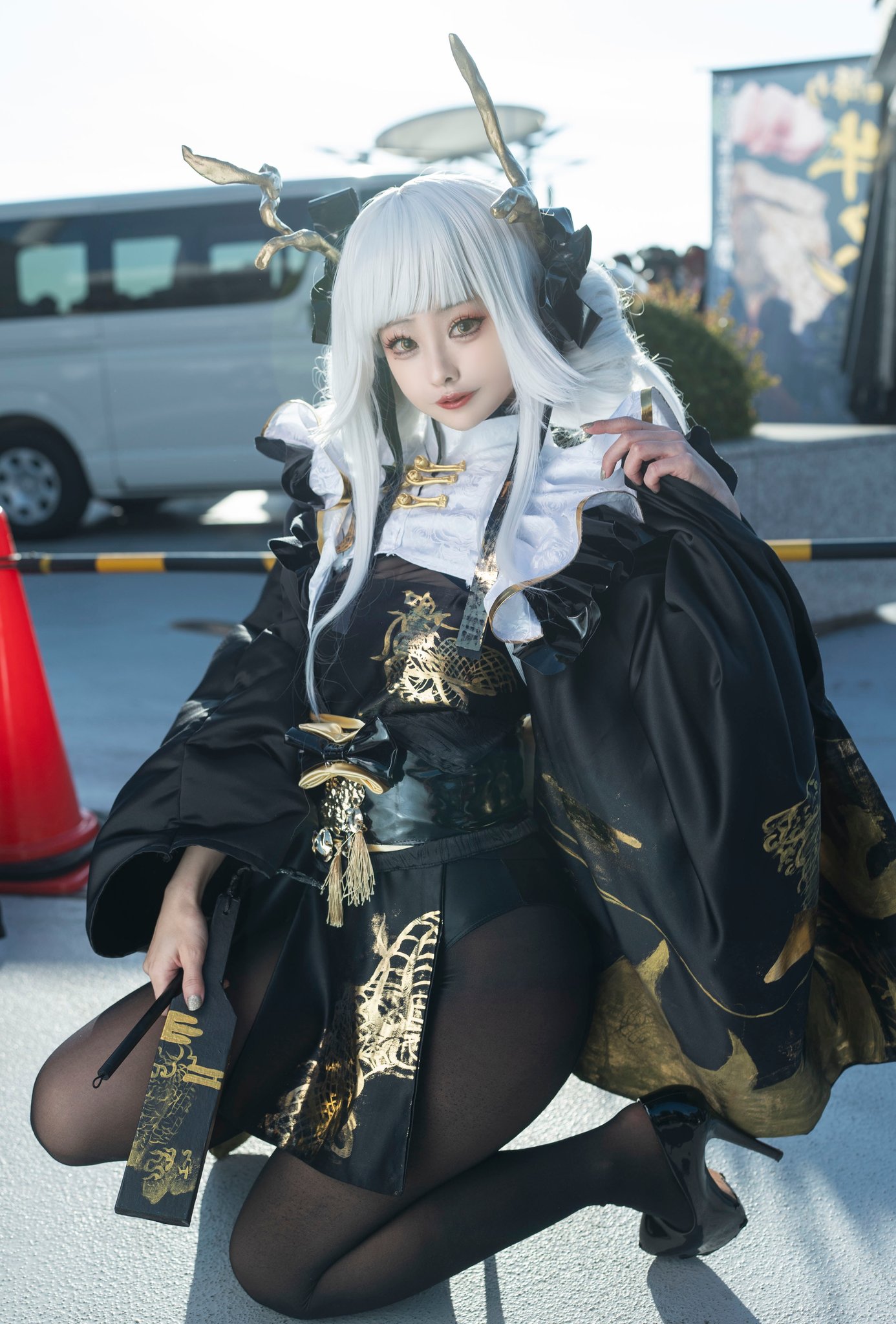 Amazon.co.jp: Victory Goddess Nikke Blanc Cosplay Costume