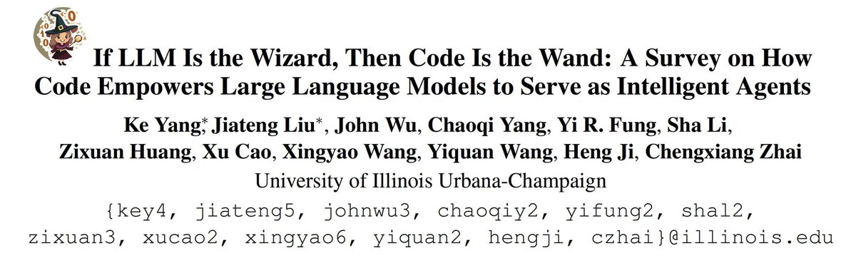 JiatengLiu's tweet photo. Happy new year! Feel so excited so share our latest ArXiv paper. Wanna express gratitude to everyone who spare no effort helping with the paper！
🧙‍♀️Let‘s dive into the enchanting world of LLMs and code empowerment!
✨ Check it out: https://t.co/r2yr0AGoK0 https://t.co/VDJAbjheNR