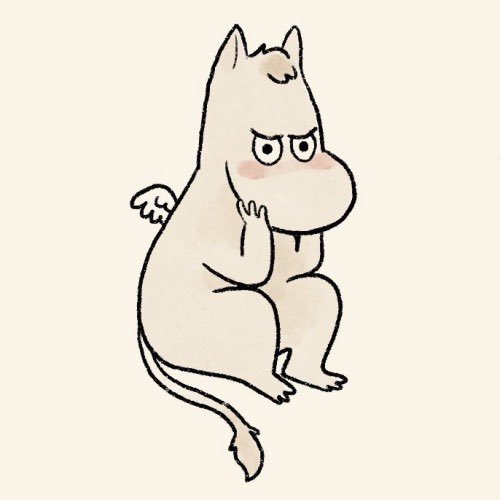 BreeGoo's tweet photo. Yet again I’m here as a Snufkin/Crowley &amp; Aziraphale/Moomin truther https://t.co/p9lA9zDFVQ