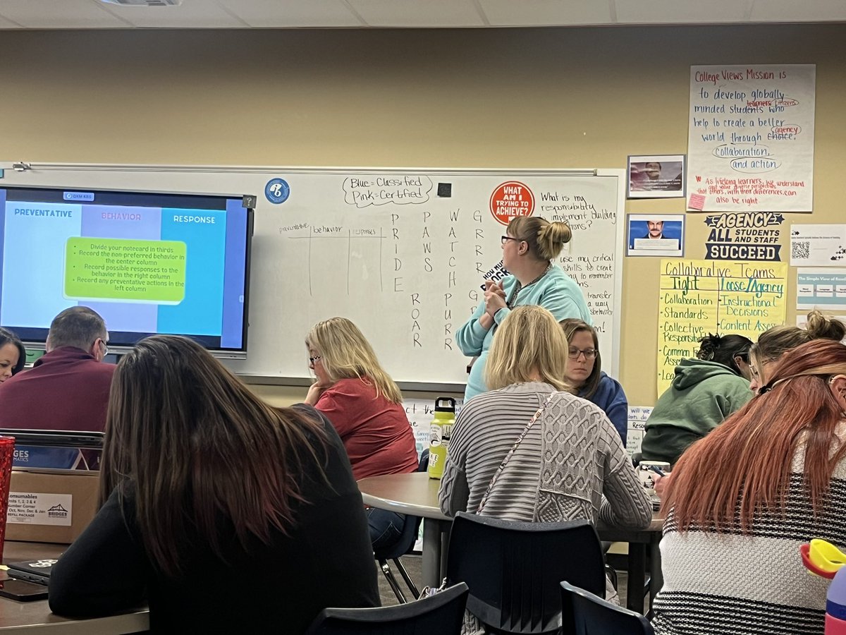 mtaylor422's tweet image. Thankful for our Foundations team! Keeping our focus on the #LearnerProfile along with reviewing strategies for behavior management during our Professional Learning. #cbcsd