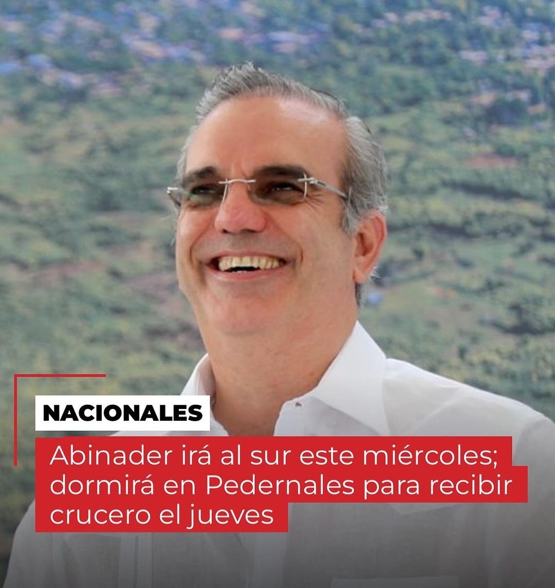 Haciendo historia , el olvidado Sur profundo , este jueves se vestirá de gala recibiendo su primer crucero turístico, estamos cambiando al Sur y al país 
<a href="/luisabinader/">Luis Abinader</a> 
<a href="/TurismoRD/">Ministerio de Turismo RD</a> 
#Fitur2024 
#EstoEsCambio