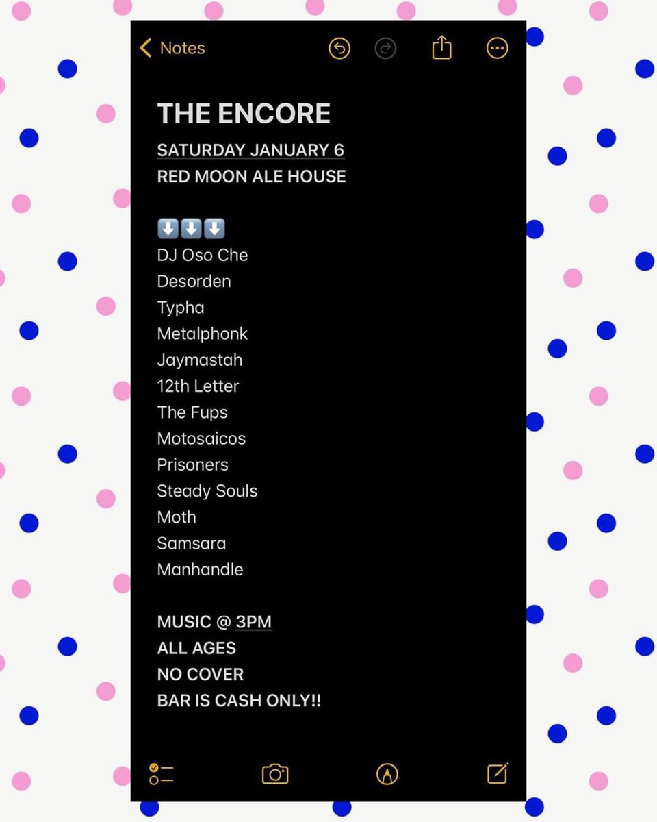 One last time at Red Moon this Saturday. Such an honor to be a part of it.

See you there 🖤