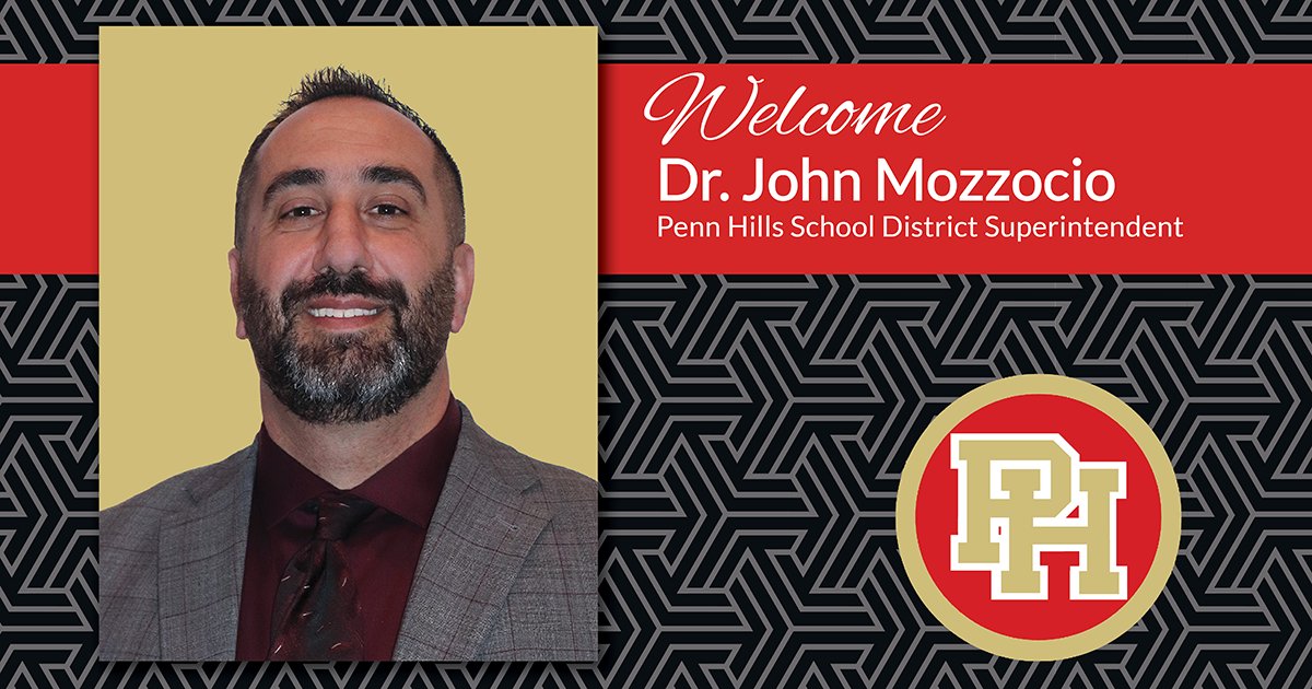 Exciting news for Penn Hills School District! Thrilled to welcome Dr. John Mozzocio as our new Superintendent. Today marks the beginning of a new chapter in education excellence. Let's work together for a bright future! #PHSDSuperintendent #EducationLeadership