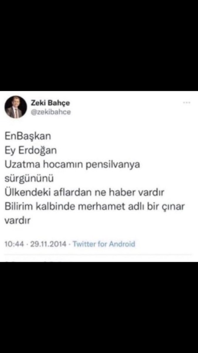 bmdemir1's tweet photo. @zekibahce https://t.co/B8kYNBOfcY