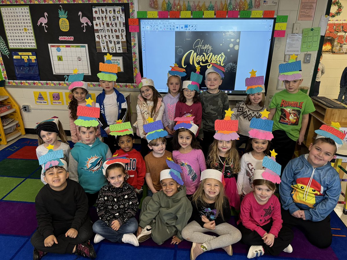 Happy New Year! 🎇
Love, Room 2!