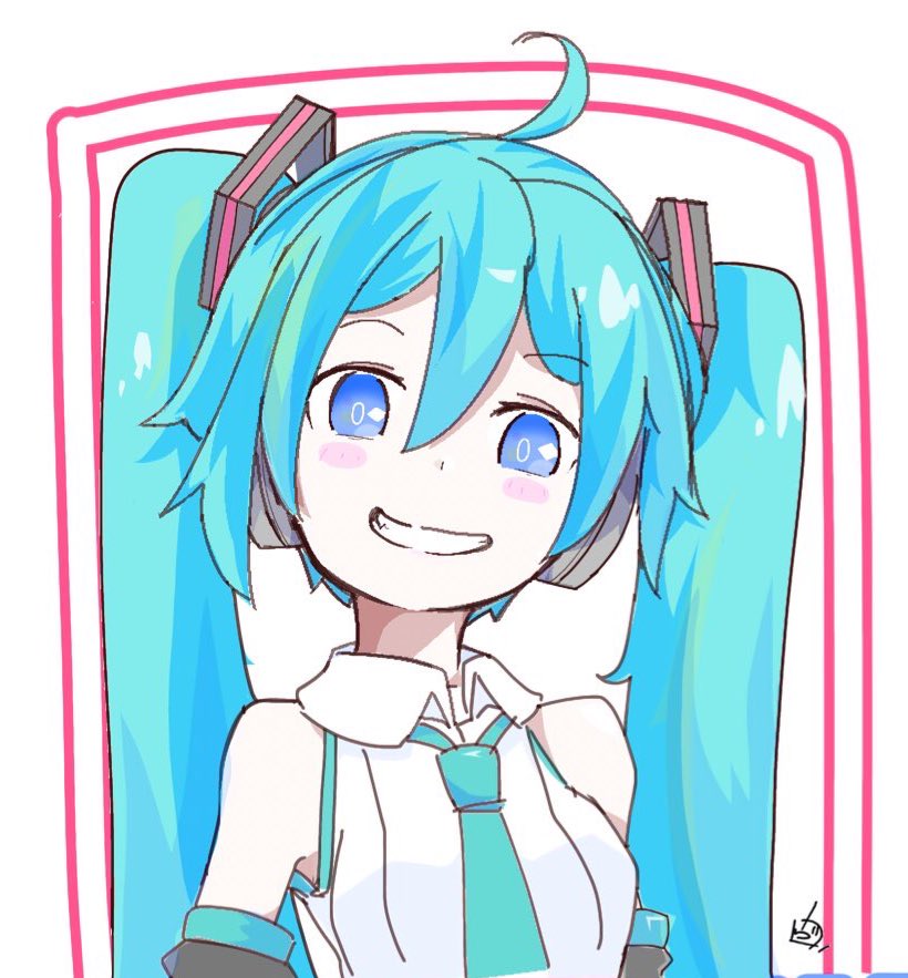 初音ミク ,鏡音リン 「#世界を笑顔でうめようぜ 」|ヴォルさん.⚡️✌︎('ω'✌︎ )⚡︎のイラスト