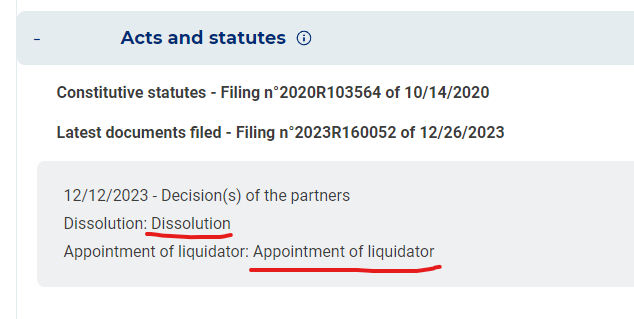 CryptoPhantom's tweet photo. People are reporting issues with their stakes on #StakerApp 

The reason behind this is because Steph (Creator of staker app) has filed for bankruptcy. 

If you're wondering what all these fancy terms mean, well here's a simple run down:  

Dissolution: "Dissolution" typically refers to the termination or winding down of a company's operations.

Appointment of liquidator: When a company is being dissolved, a liquidator is appointed to oversee the process. The liquidator's primary role is to ensure that the company's assets are sold off, debts are settled, and any remaining funds are distributed among the stakeholders according to the company's legal obligations or agreements.

tl;dr: Steph from Staker app filed for bankruptcy and was basically forced to liquidate his any assets staker app held. That explains why he sold off millions of hex at the bottom. 

Rip Staker App. 

Remember everyone Not your stakes, Not your $hex 

Always interact with the hex contract directly as it was intended 😎

source: https://t.co/kNVd23GZca

#StakerApp #hex #pls #plsx
