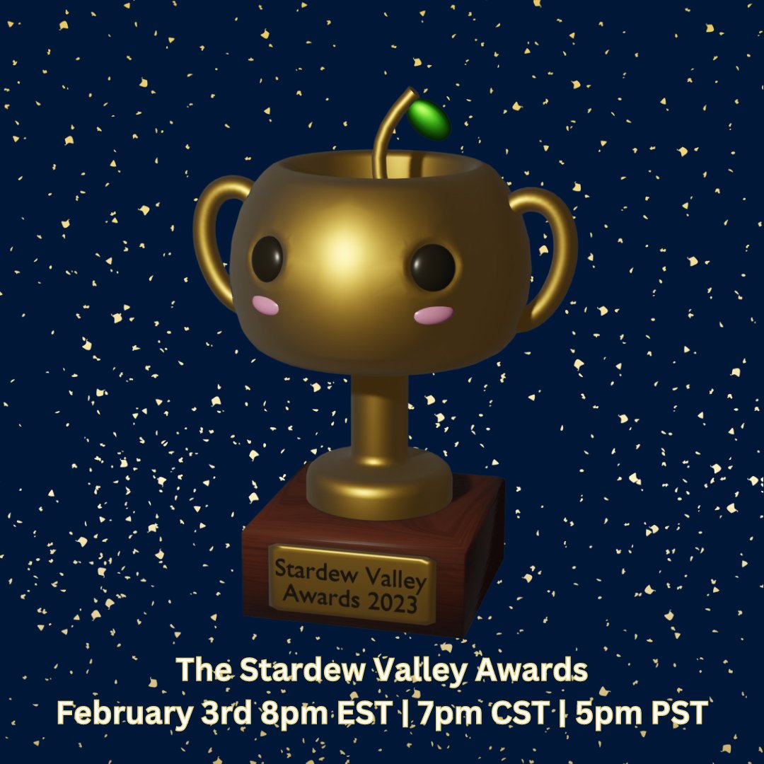 We're back with the again with year 2 of the Stardew Valley Awards! Open voting is now live from January 3rd to January 17th at midnight EST! 
forms.gle/Y4TrN8dYnFwJ8v…