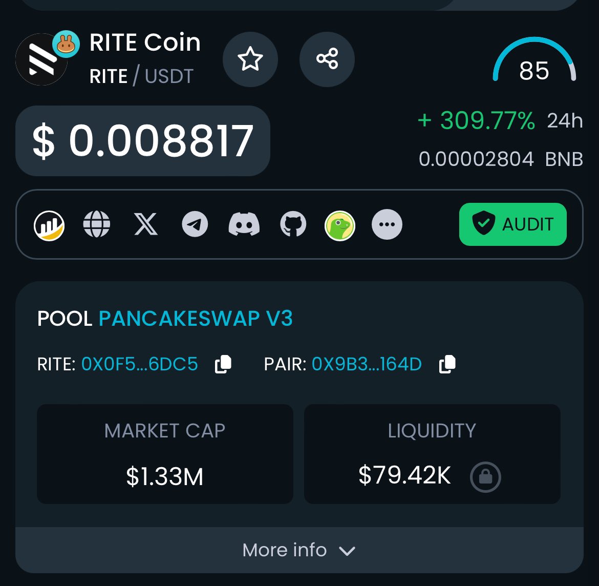 GbhoyDownUnder's tweet photo. Delighted to see my $RITE bag is up over 300% today 

Only a matter of time before people realise @ritestream_io is leading the way for #RWA of movies/tv shows coming in to #Web3 

Still only a milly mcap too 

Big 2024 coming for holders 

#BNB #Crypto https://t.co/FgWVcLGsCc