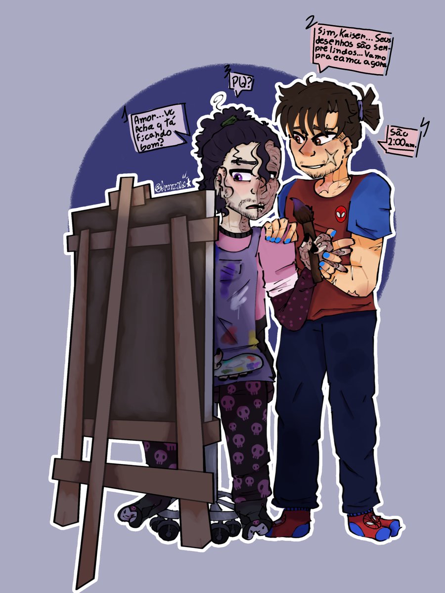 Laninho_Boyloco's tweet photo. #Joesarweek
Dia 3 - Artes 🎨
Pintar de madrugada 🖌️🌜 https://t.co/119lcUo20N
