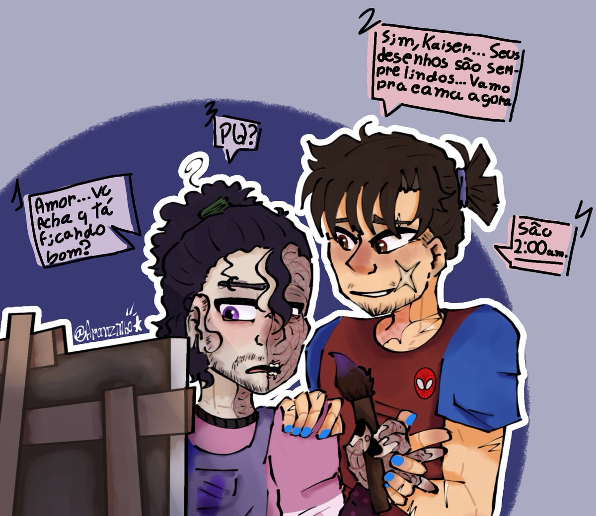 Laninho_Boyloco's tweet photo. #Joesarweek
Dia 3 - Artes 🎨
Pintar de madrugada 🖌️🌜 https://t.co/119lcUo20N