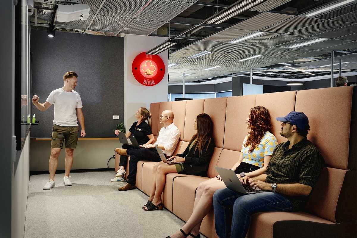 vgwco's tweet photo. Take a step into our Perth headquarters, where our team's vibrant energy and creativity come to life.
#VGW #PerthOffice https://t.co/4kIhfMkfSK