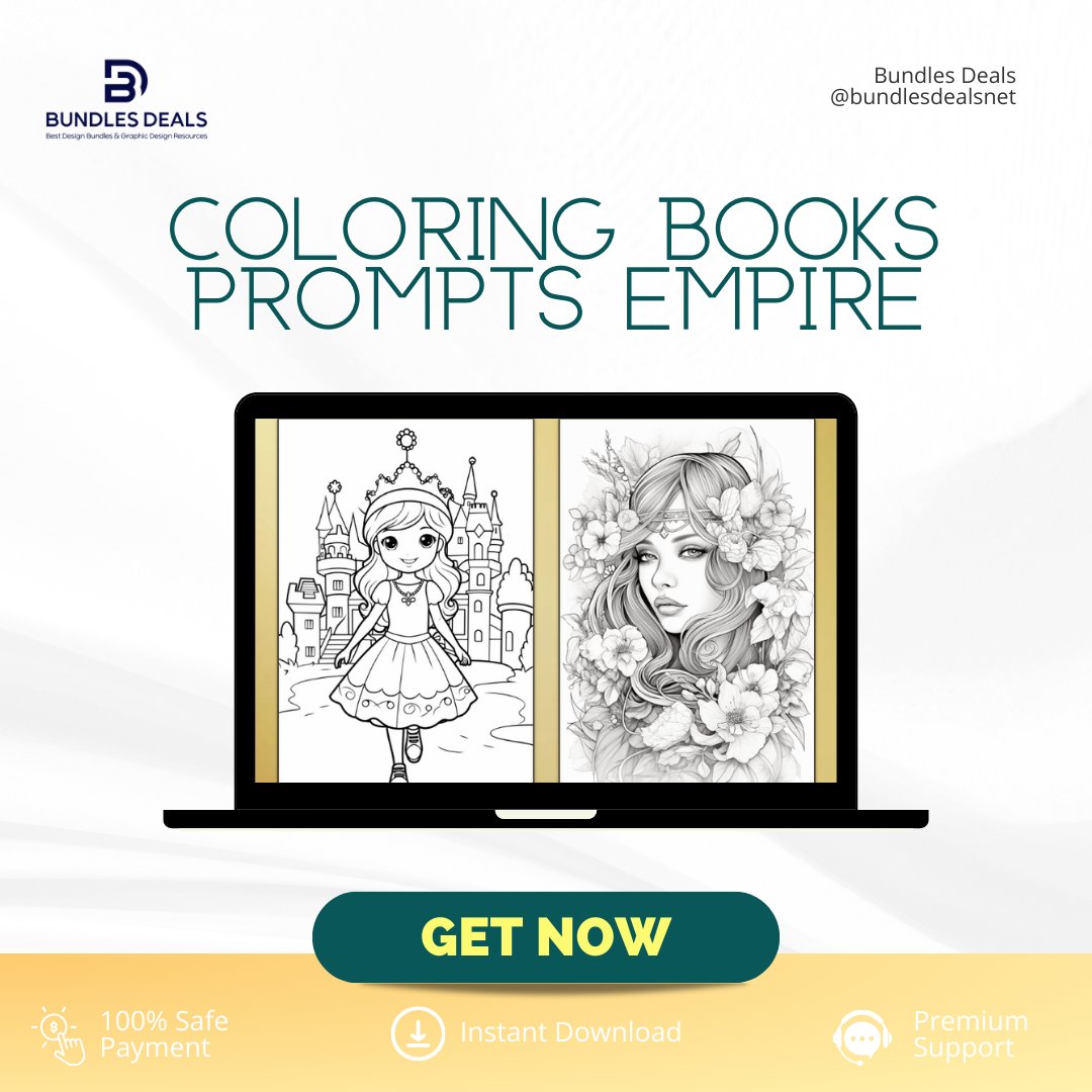 bundlesdeals's tweet image. 🎨&apos;Coloring Books Prompts Empire&apos;!
🌟 Ideal for artists, hobbyists, and anyone looking to unwind through the joy of coloring. Discore More: bundlesdeals.net/coloring-books…
#coloringbook #digitalcoloring #digitalcoloringbook #ColoringBookArt #bundlesdeals #bundleforsale #bundlesdealsnet
