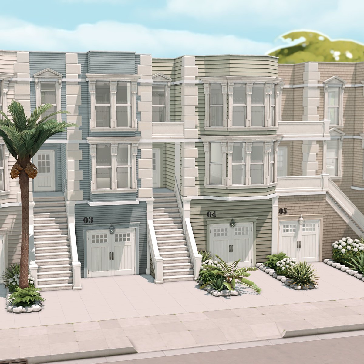 San Street Townhouses, San Sequoia🌴

Lot Download on my Patreon!
#Sims4 #Sims4ForRent #ShowUsYourBuilds