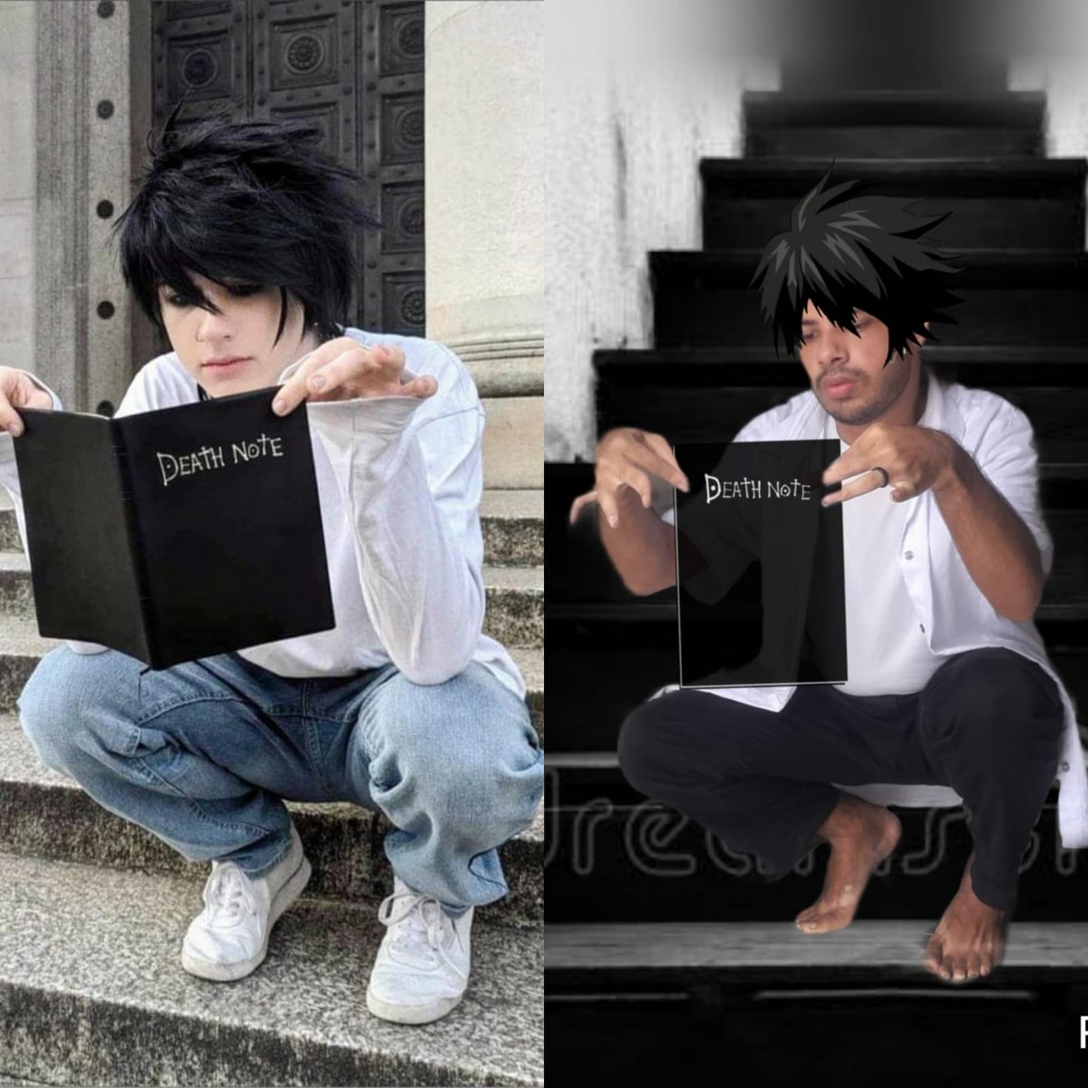 FranciscoDasol2's tweet photo. Meu personagem favorito do anime Death Note L #ADEATHNOTE https://t.co/9jlRVLl6tT