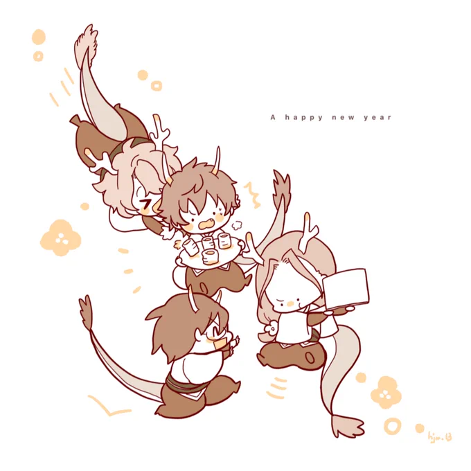 描き始めEdenちゃん! どうぞ今年もよろしくお願いします!