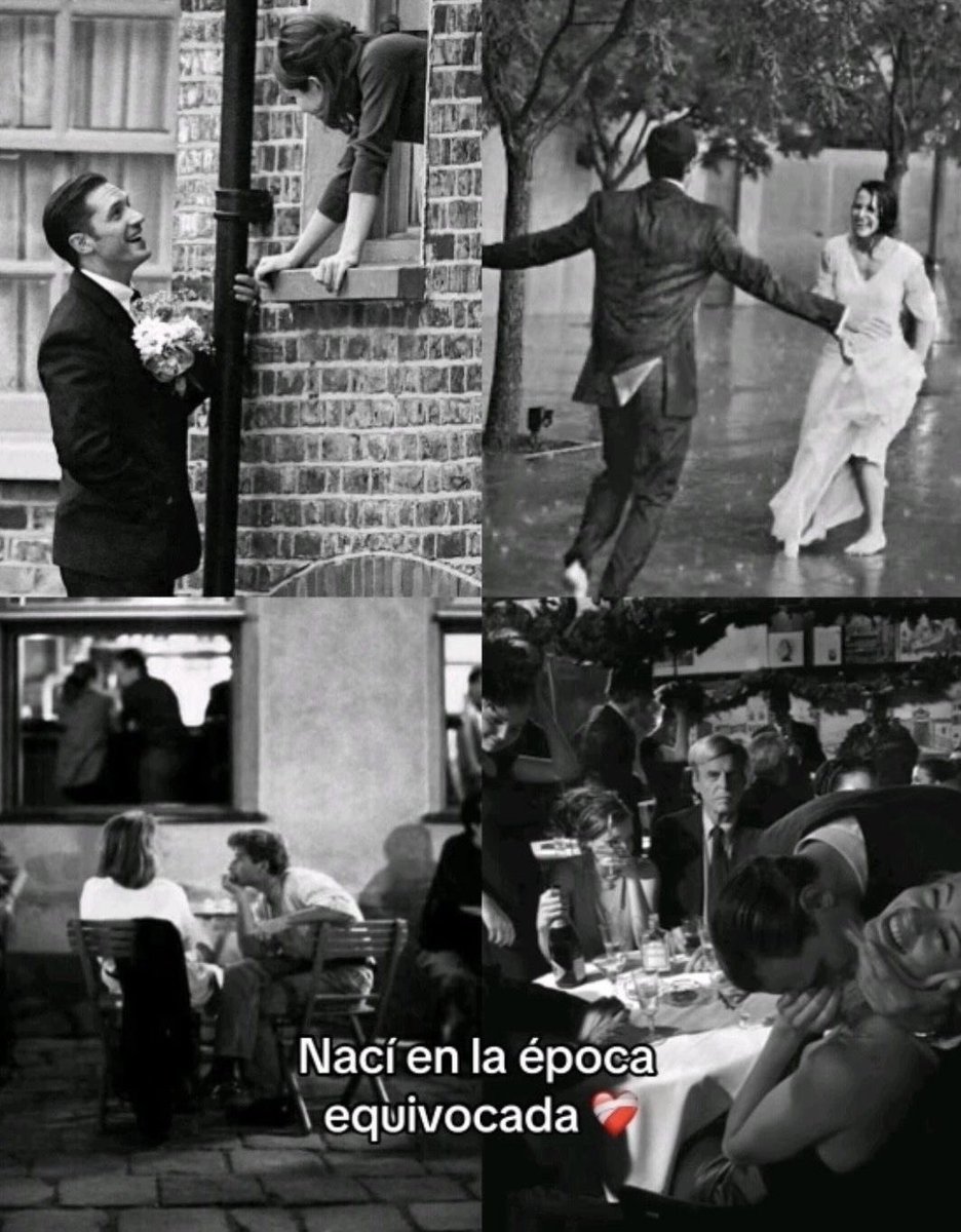 — Nací en la época equivocada. ❤️‍🩹