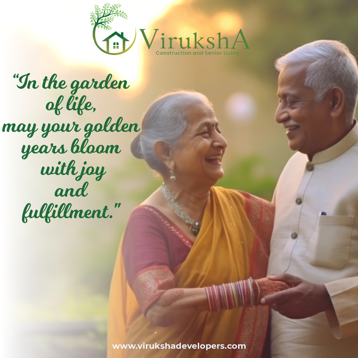 VirukshaDevelop's tweet photo. "In the garden of life, may your golden years bloom with joy and fulfillment."

#seniorliving #goldenyears #memoriesforlife #virukshaseniorliving #seniorlivingcommunity #agelesswonder #nevergiveup #achievegreatness #virukshadevelopers #eldercare https://t.co/wjqnCKleZk