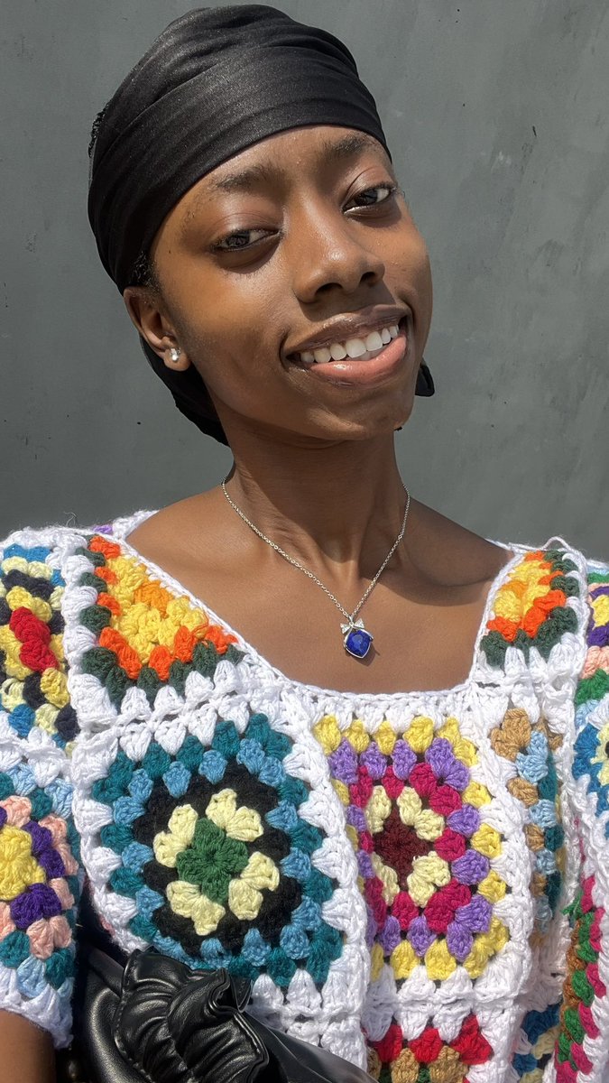 AbekeAdams's tweet photo. Happy new year from the prettiest crocheter on this app🤭 https://t.co/jYW1paKG8N