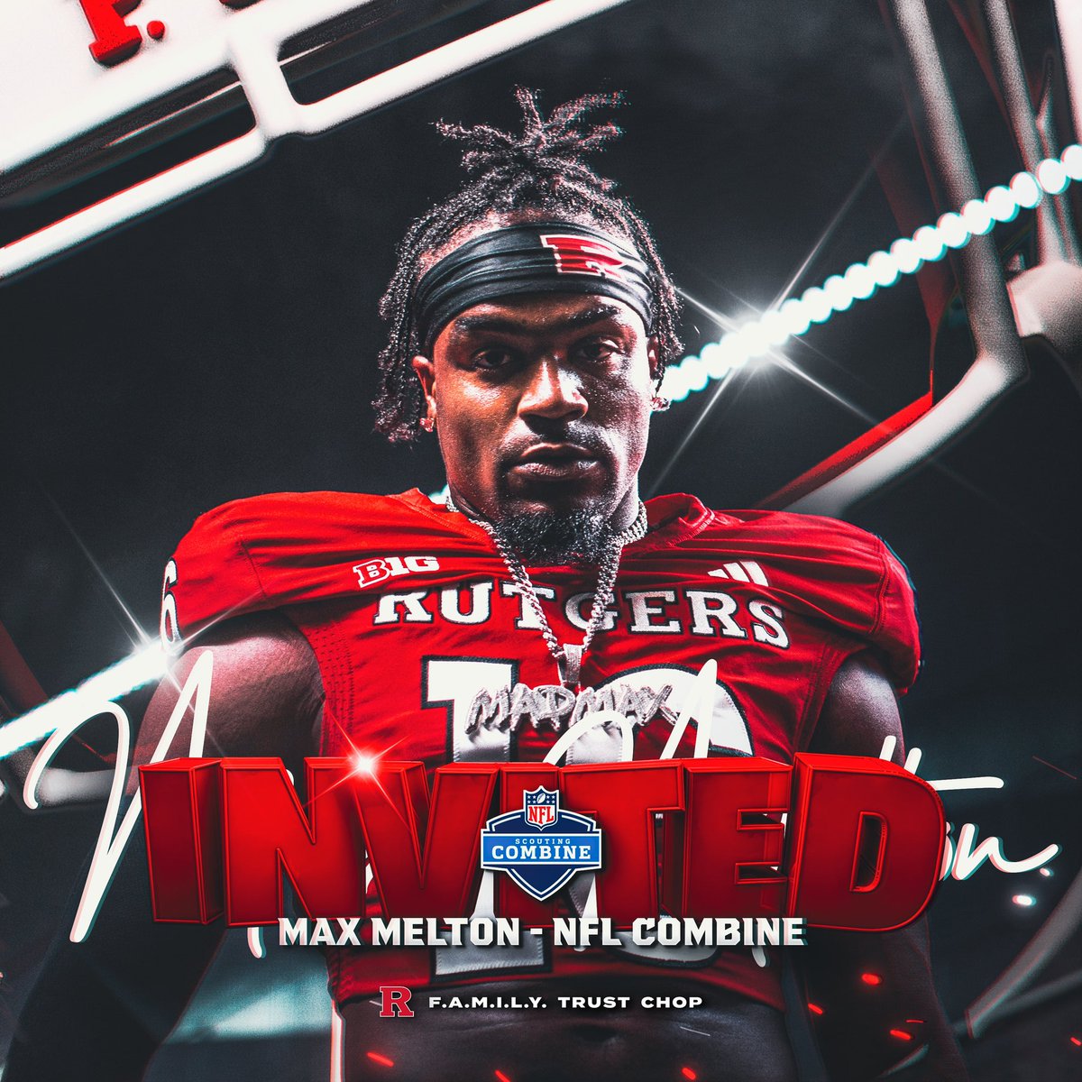 Max Melton has been invited to the <a href="/NFL/">NFL</a> combine!