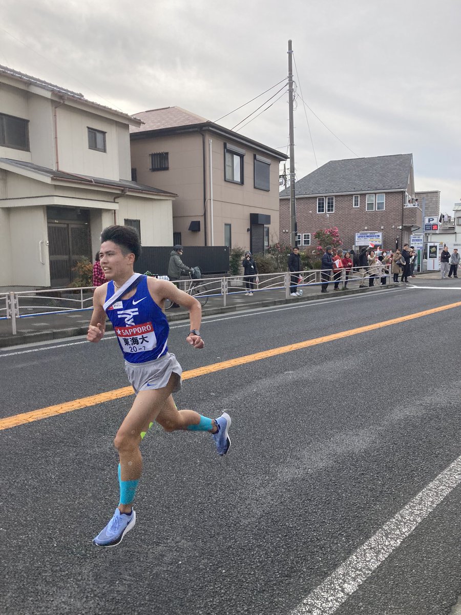 Mac_hurry_G_hen's tweet photo. 7区
#東海大学 
#石原翔太郎 選手
#箱根駅伝 https://t.co/TRfrShhHvy