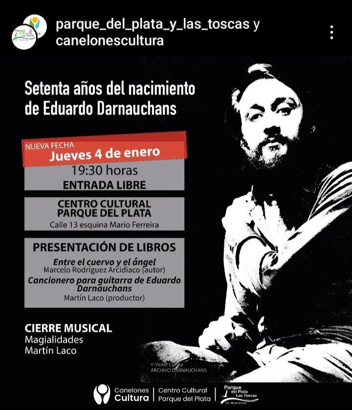 LupeMorandi's tweet photo. Jueves 4 de enero, Parque Del Plata #Darno https://t.co/iscIrqCUey