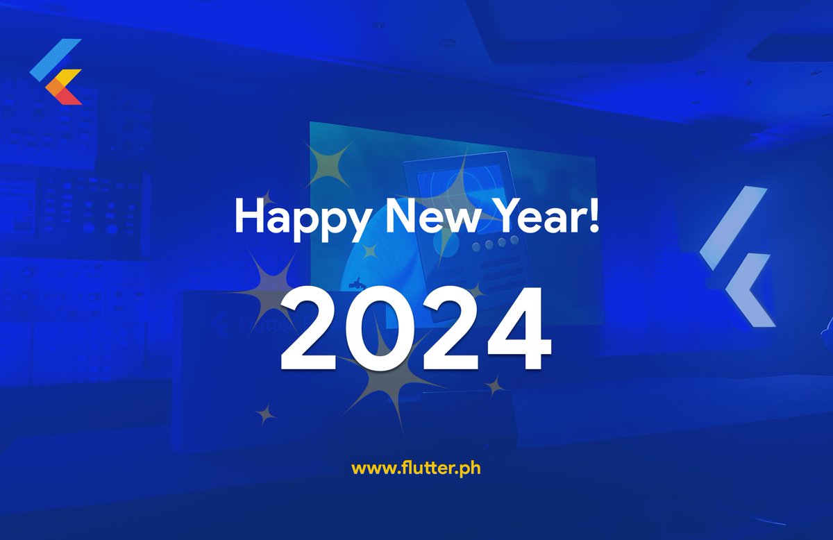 flutter_ph's tweet image. Happy New Year! 🎉
May this year bring you even more creativity, innovation, and success in building amazing products with Flutter. Here's to a year filled with new opportunities and exciting developments in Flutter. 📷
Happy building! 🥳
#flutter #flutterph #flutterdotph