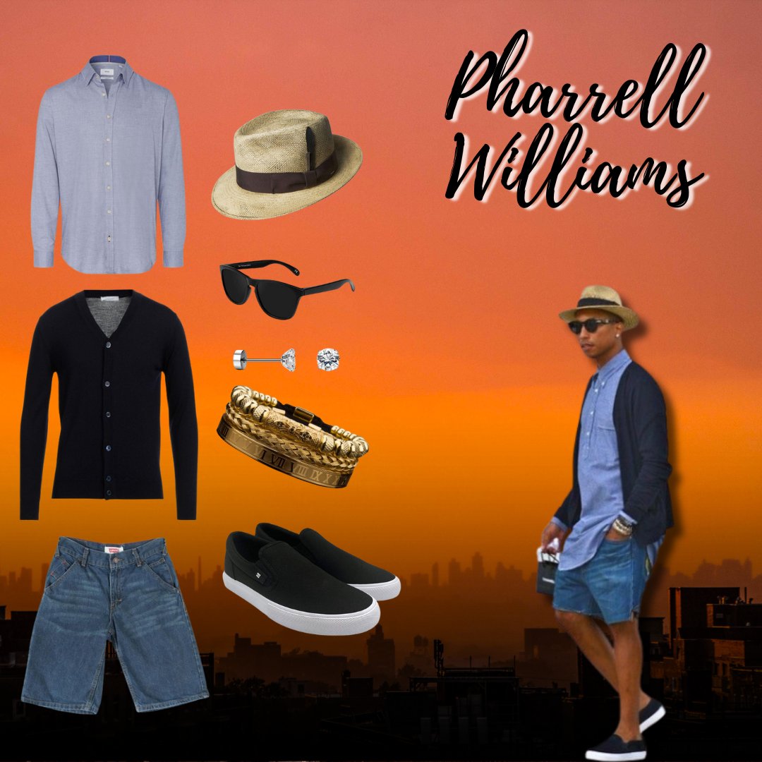 ZaquielMayorga's tweet photo. Pharrell Williams, a fashion and music visionary, steps out in an outfit that encapsulates his unique and effortless style.
#PharrellFashion #StyleIcon #CasualLuxury #DenimDays #FedoraFlair #SneakerStyle #MusicMeetsFashion #UrbanTrendsetter #ChicLayers #AccessoriesMatter #Trendy https://t.co/DQ5GgwdgrR