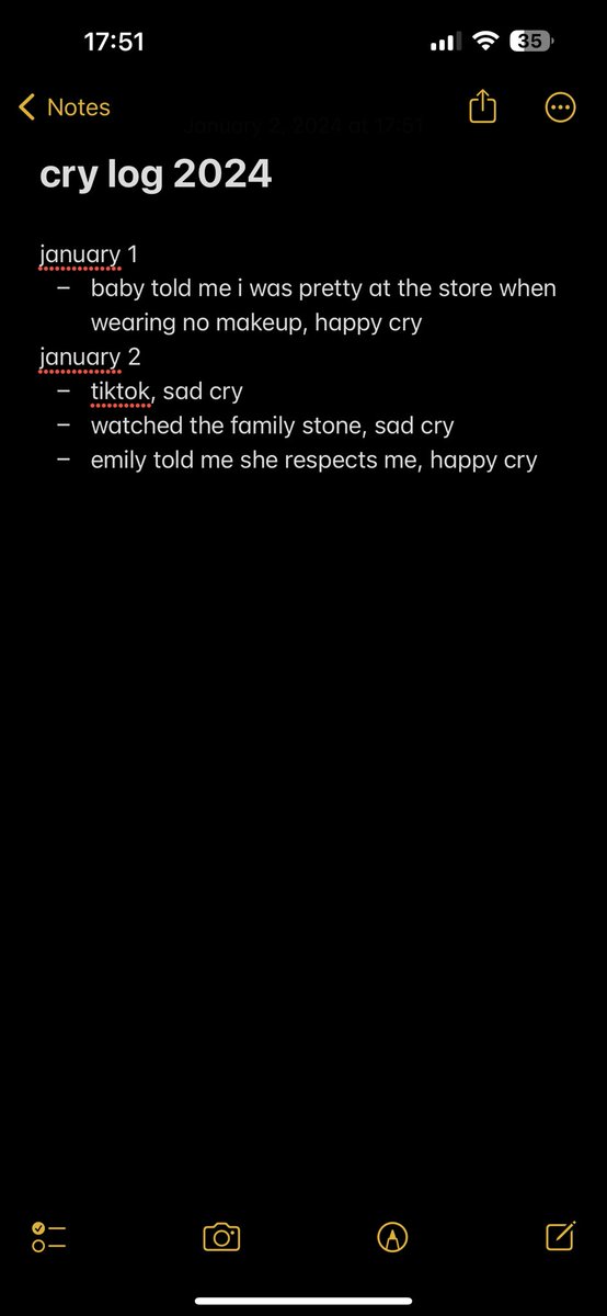snailormewn's tweet photo. y’all i decided i’m going to do a cry log for 2024 and so far it’s going just as well as it could be https://t.co/VZPCGR6OXx