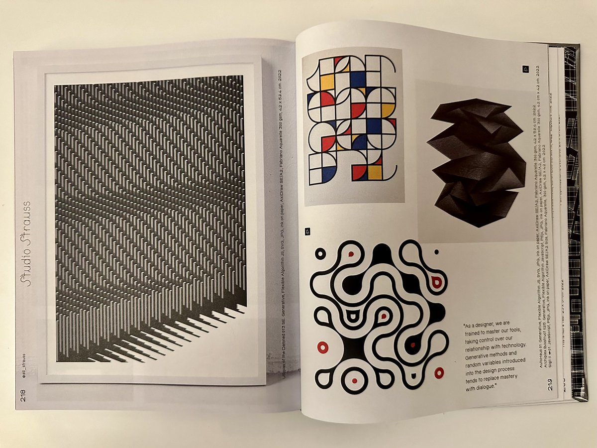 ShotChewie's tweet image. Fascinated by plotter art.

Stoked to pick up “Tracing the Line - The Art of Drawing Machines and Pen Plotters” by @vetroeditions and @generativehut 

Can’t wait to dig in. So many fantastic artists featured. Pictured work by: @Cory_Haber, @studiostrauss, and @larswander