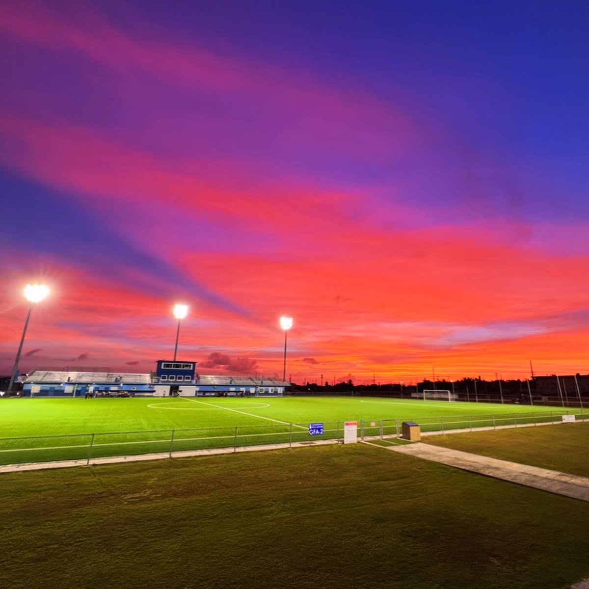 GuamFootball's tweet photo. Just dropping a few beautiful sunset backdrops at Guam FA captured in 2023 - looking forward to many more this new year !
#GuamFootball #GuahanFutbol #ChasingTheSunset #Sunset #SunsetLovers #SunsetGram #GuamSunset #GuamIsBeautiful #iPhoneSunset #FootballSunset #Guam https://t.co/f4kjaGHoBn