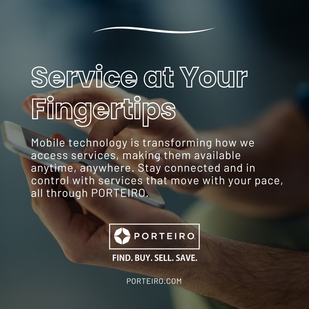 PORTEIROAPP's tweet image. With just a tap, the world&apos;s services are at your command. 🌐📲 PORTEIRO brings the convenience of mobile accessibility to your daily needs. #MobileRevolution #ServiceOnTheGo #PORTEIROPower