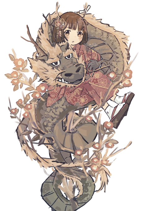 「bangs eastern dragon」 illustration images(Latest)