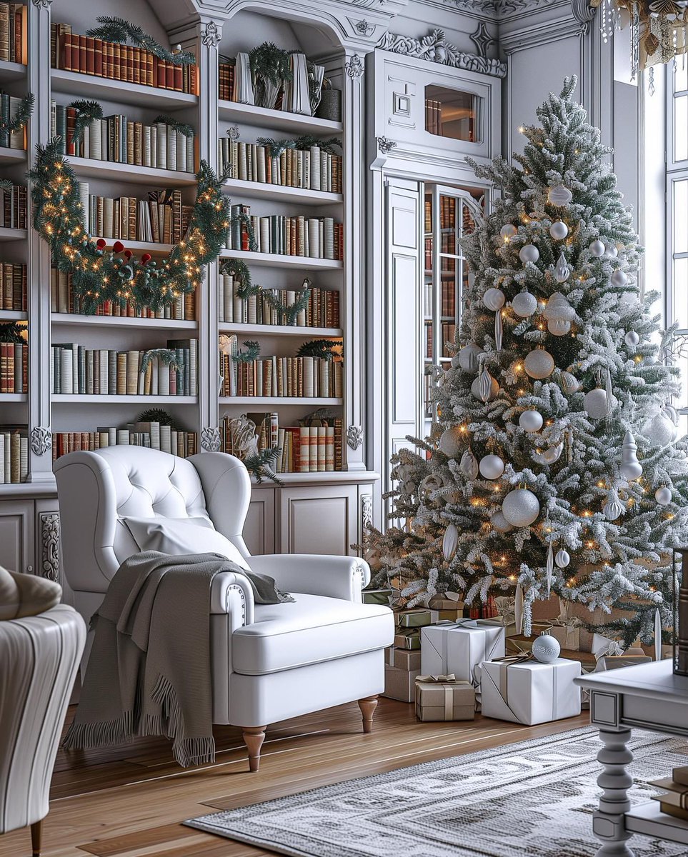 architect9x's tweet photo. Winter Holiday Home Aesthetics By @lulumoonowlbooks [IG] ❄️ https://t.co/5pnqz6lCB3