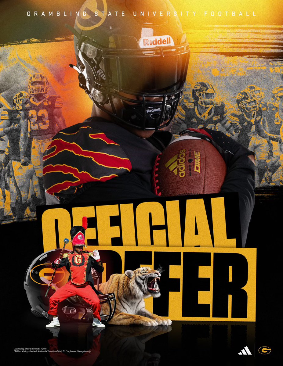 Proud to announce that I have received an offer from Grambling State University! #AGTG