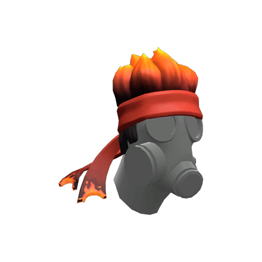 TF2HatOfTheWeek's tweet photo. This week's hat is the Fire Fighter, which is for the Pyro. It gives the Pyro spiky hair held with a team-colored bandana tied on the back of the head with flame decorations on the tips. This was made by Big Bob, Earl de Darkwood and DJ and was added on August 21, 2020. https://t.co/BdmgFnXWxW