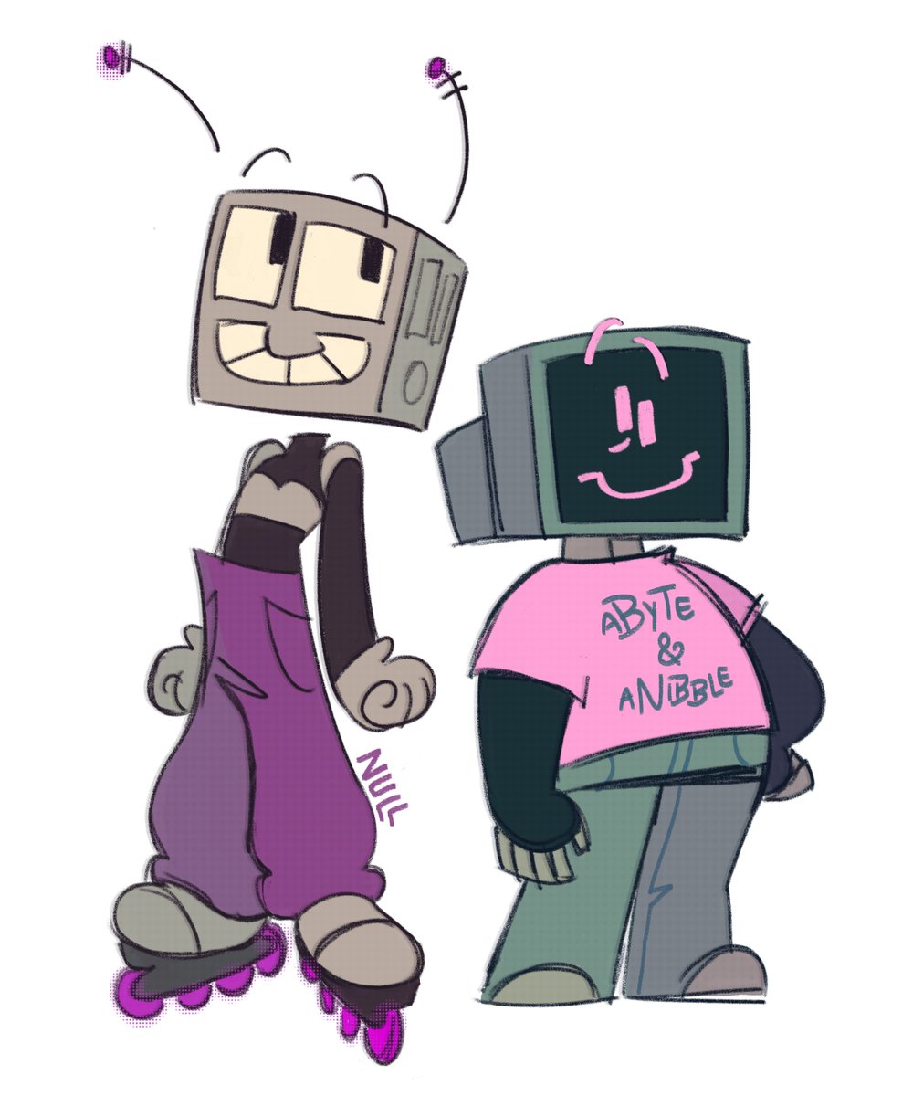 cubed (they/them) and nibble (she/her) =]