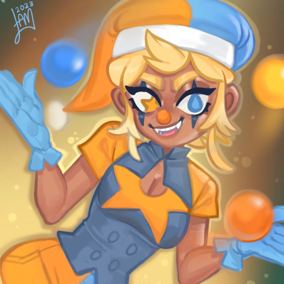 JamFlavoredArt's tweet photo. Cute clown girl I've been working on🤡: https://t.co/Qev3p5BQkf