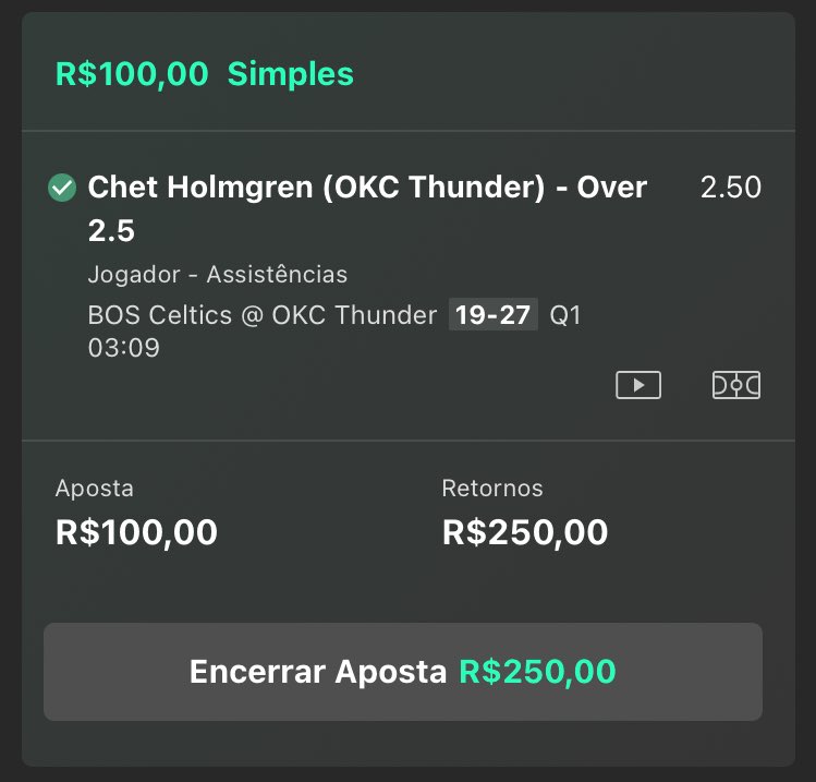 @SewyTips isso foi mandado lah, bateu no primeiro tempo, easy  money 🔥