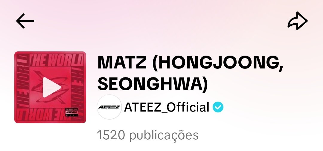 SeonghwaBrazil's tweet image. 𝗜𝗡𝗙𝗢 • 02.01.24 ➝ TinyTokers, não esqueçam de utilizar o audio original de #MATZ ao produzir seus videos para plataforma Tiktok. 

Compartilhem o link dos seus videos aqui 👇 e participem do mini projeto [+]

#MATZ_week #WeOnFire #ATEEZ #에이티즈 @ATEEZofficial #SEONGHWA