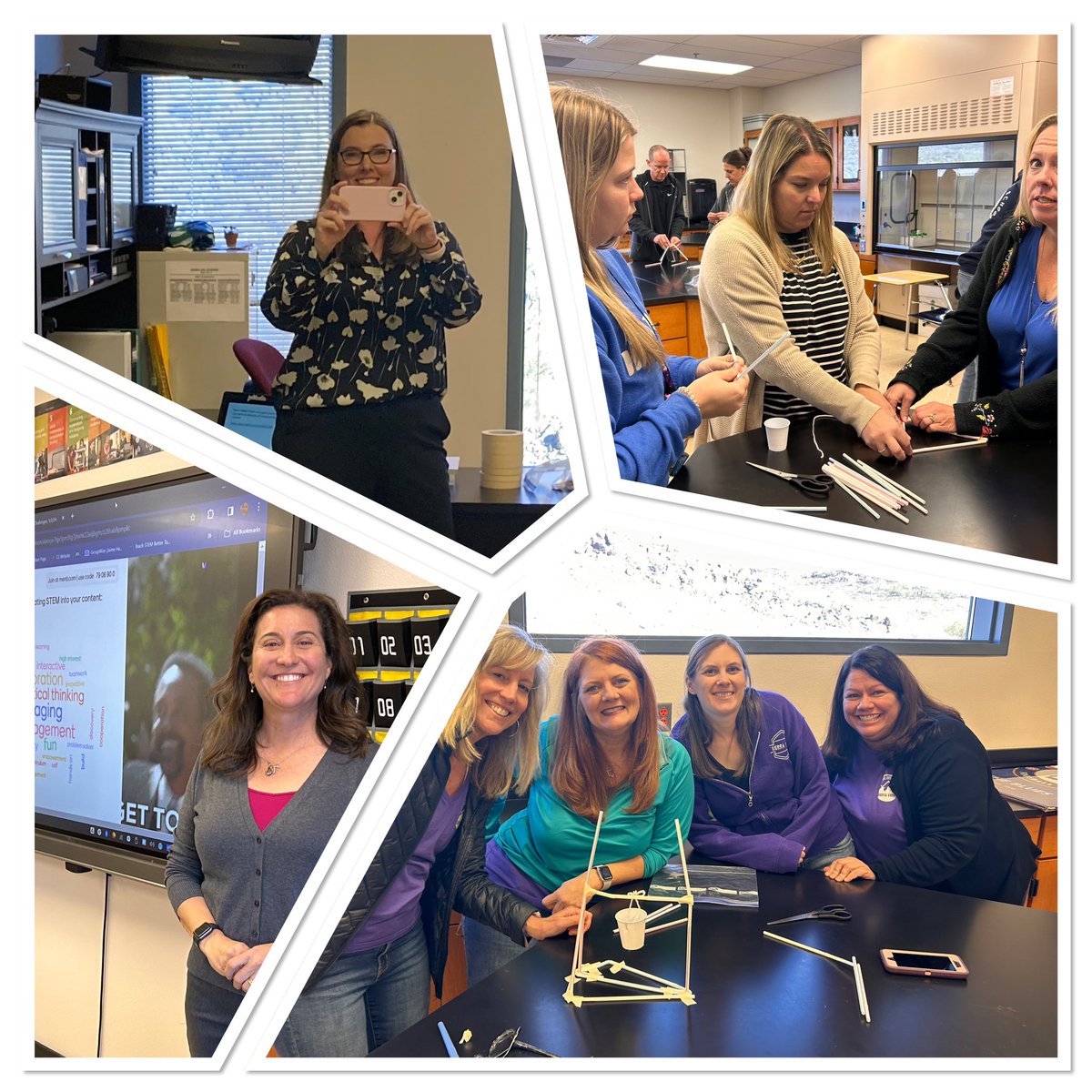 jaimehansendvu1's tweet photo. Had an #extraordinary session today sharing #STEM challenges, grants/funding, &amp;  @DVUSD STEM/technology resources with @mmeloveland T’s also practiced using the Engineering Design Process as they constructed towers using limited materials &amp; time! @CanyonSpringsDV #dvtech https://t.co/EOwxosNQA4