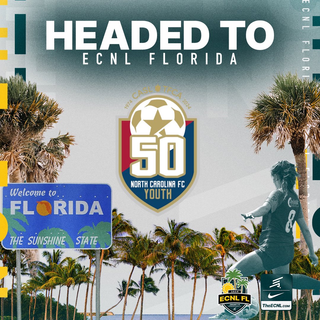 🛫 Florida, here we come! 05/06, 07 &amp; 08 ECNL are headed to Lakewood Ranch to compete at ECNL Florida! Let’s go!! #ecnlgirls #ecnlfl