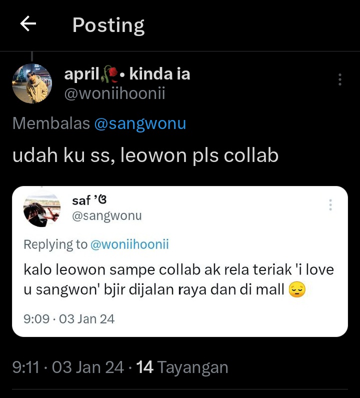 oleoniew's tweet photo. udah ku ss juga. jangan smpe ilang plisss https://t.co/WuluFn1TZJ