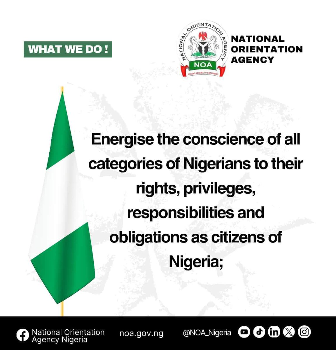 Watch out for the unveiling of the National Lifestyle Charter