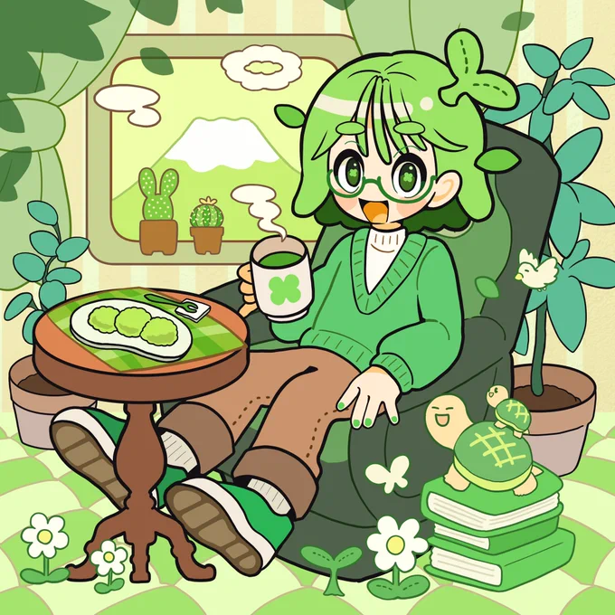  Green Car  