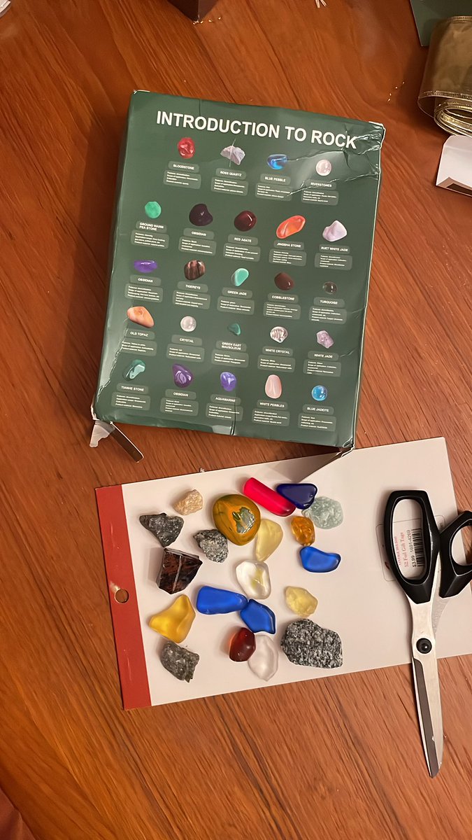 tea_lableu's tweet photo. @NatGeo thought you might want to be aware that someone is using your name in an attempt to sell a sea glass and granite rock- I mean, *healing crystal/rock minerals* advent calendar 🙄 https://t.co/5t0sghd0JM