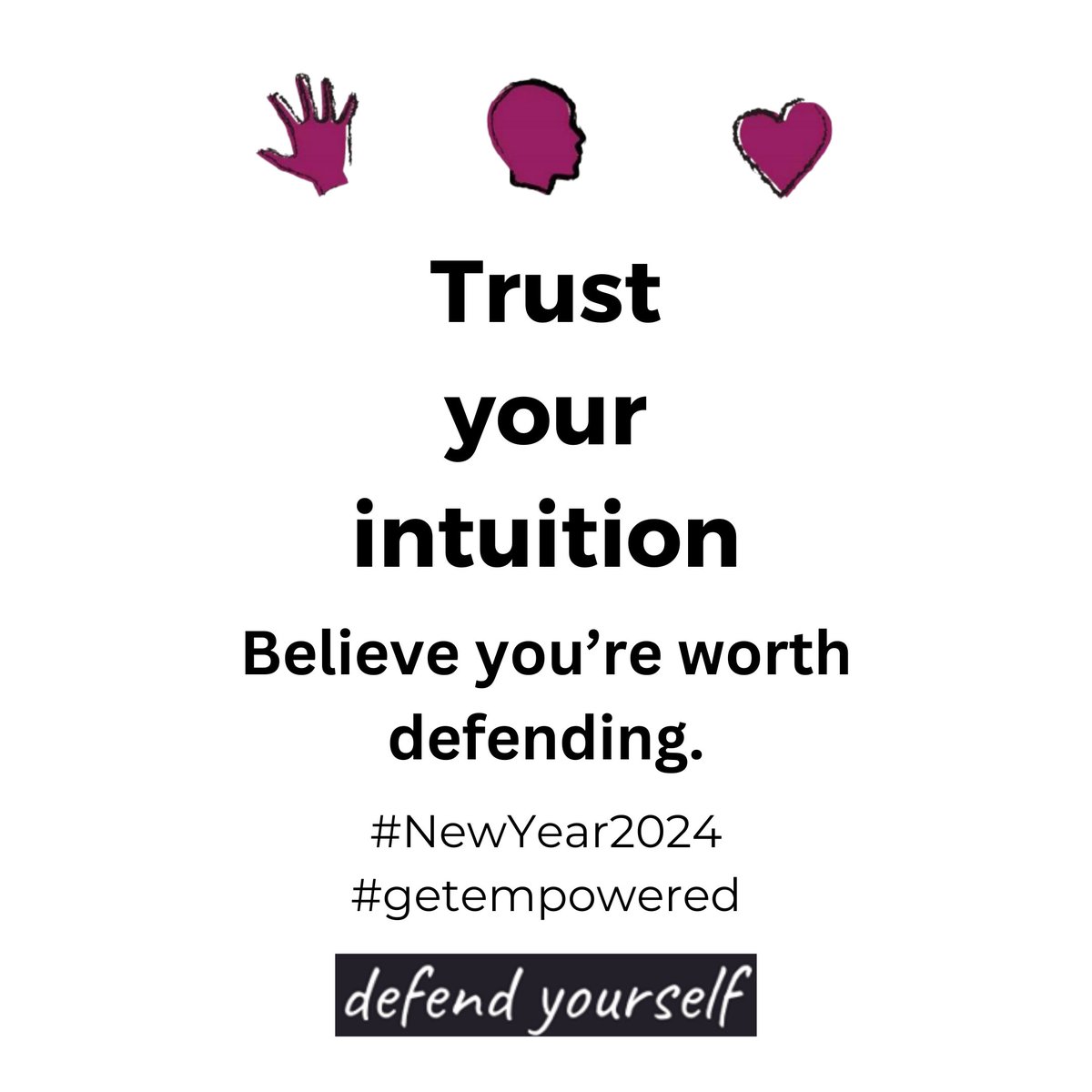 1defendyourself's tweet photo. New Year’s resolutions are often an opportunity to be harder on yourself. We think we’re  plenty hard on ourselves already. For 2024, we invite you to be kinder to yourself. We’ll suggest a focus, and you do whatever works for you (or nothing, if that’s what kinder looks like!). https://t.co/JKseOcbDAf